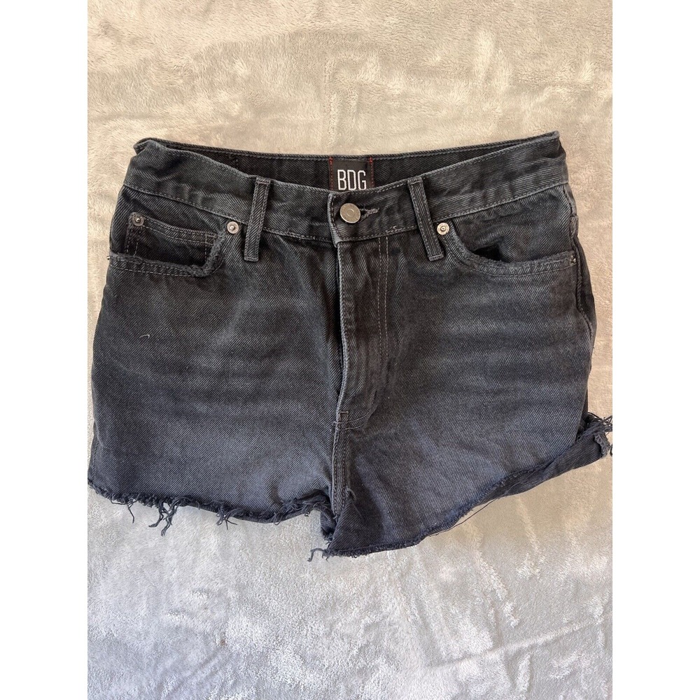 BDG‎ by Urban Outfitters Womens Grunge Style Black Cut Off Shorts Size 27